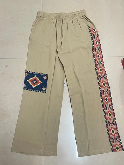 Daniil - Pantaloni In Stile Etnico Con Tasche