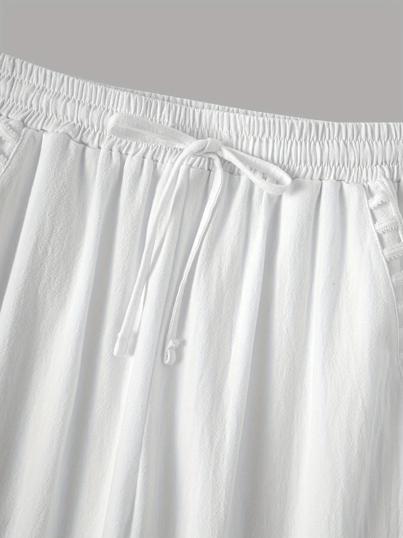 Tracey - Contrasto Trim Cropped Pantaloni