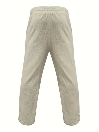 Beslan - Elegante Pantalone A Gamba Dritta Con Bottoni Dorati