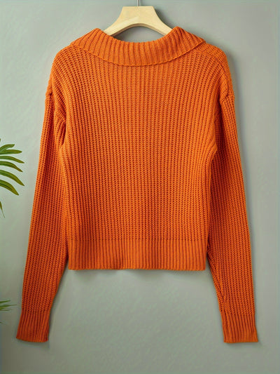 Amy - Maglione Casual a Maniche Lunghe