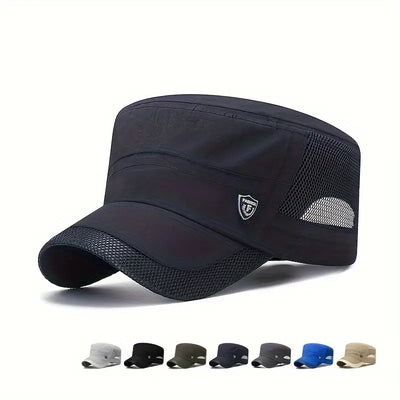 Miron - Cappellino Piatto In Rete Traspirante Ad Asciugatura Rapida