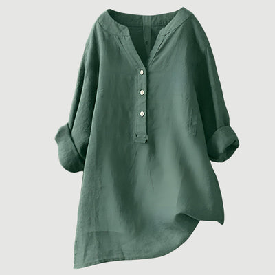 Zarina - Comoda Camicetta In Lino