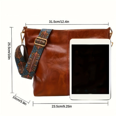 Mirelda - Borsa a Tracolla Casuale Con Tracolla Larga