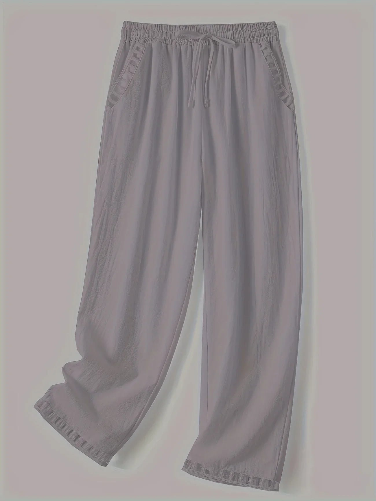 Tracey - Contrasto Trim Cropped Pantaloni