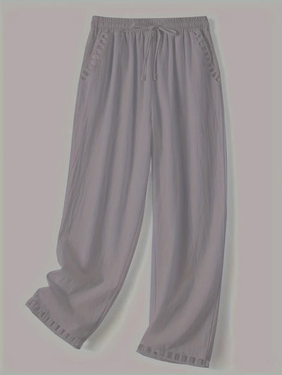 Tracey - Contrasto Trim Cropped Pantaloni