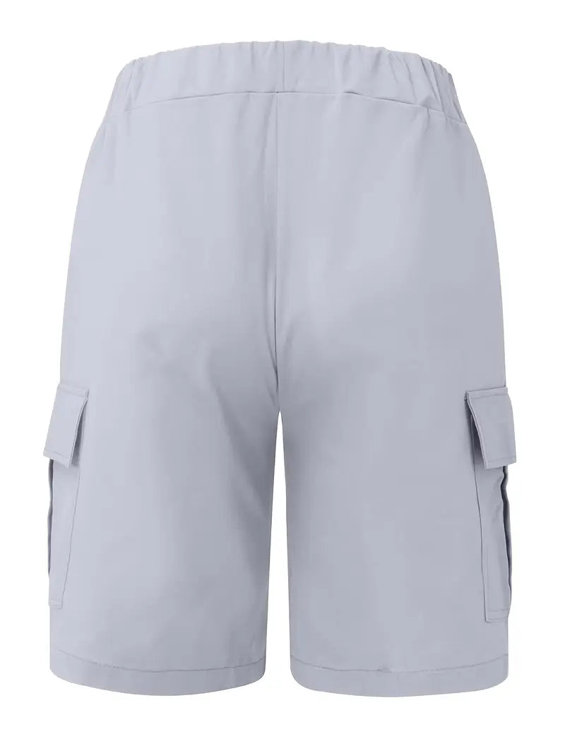 Jelte - Pantaloncini Cargo Casual Non Elasticizzati Con Coulisse