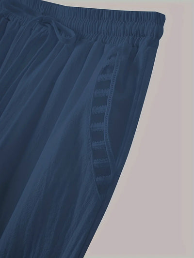 Tracey - Contrasto Trim Cropped Pantaloni