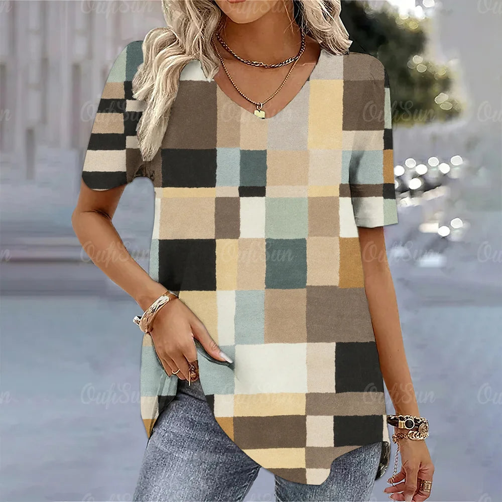 Abrielle - Blusa casual elegante