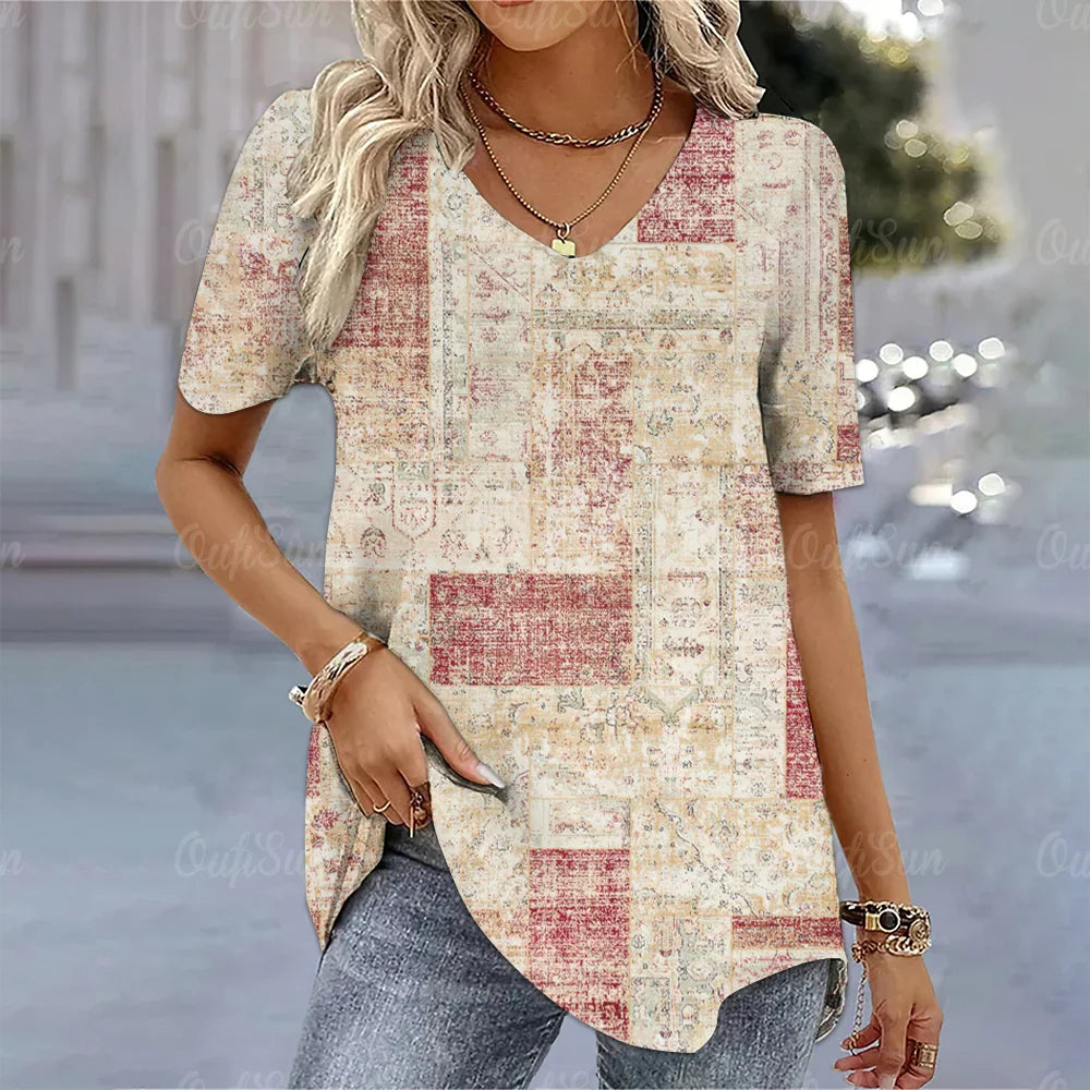 Abrielle - Blusa casual elegante