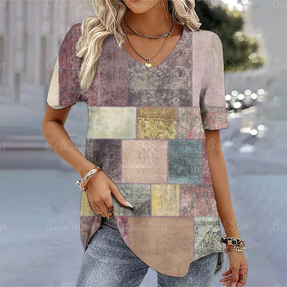 Abrielle - Blusa casual elegante