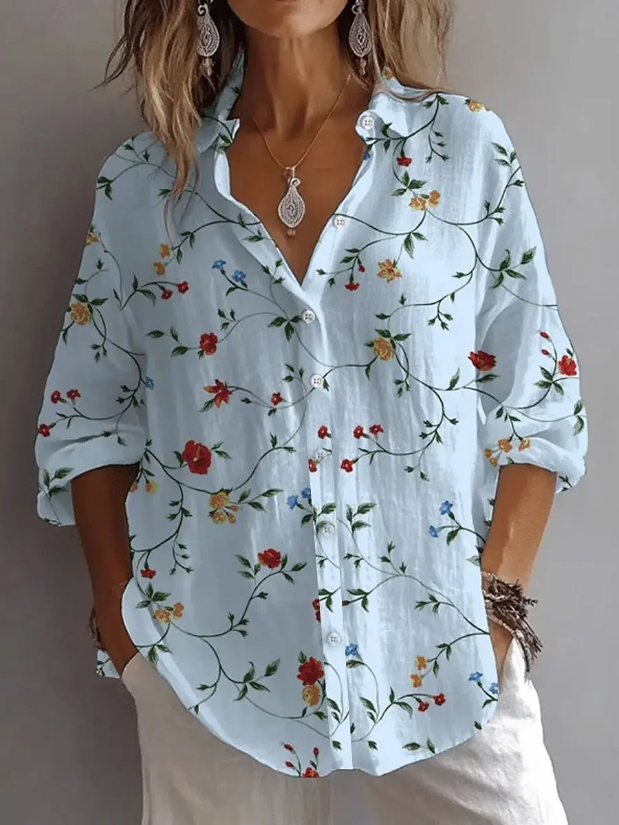 Alexia - Elegante camicetta casual a fiori
