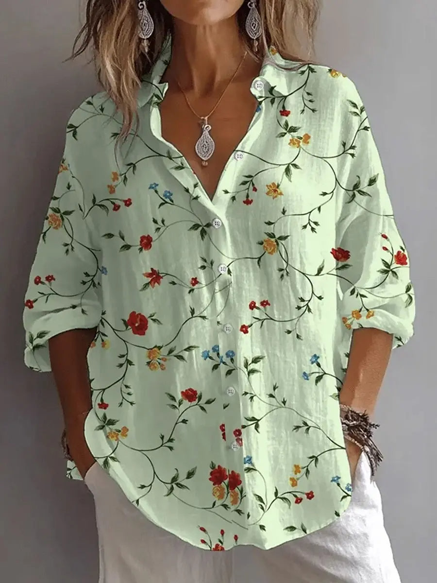 Alexia - Elegante camicetta casual a fiori