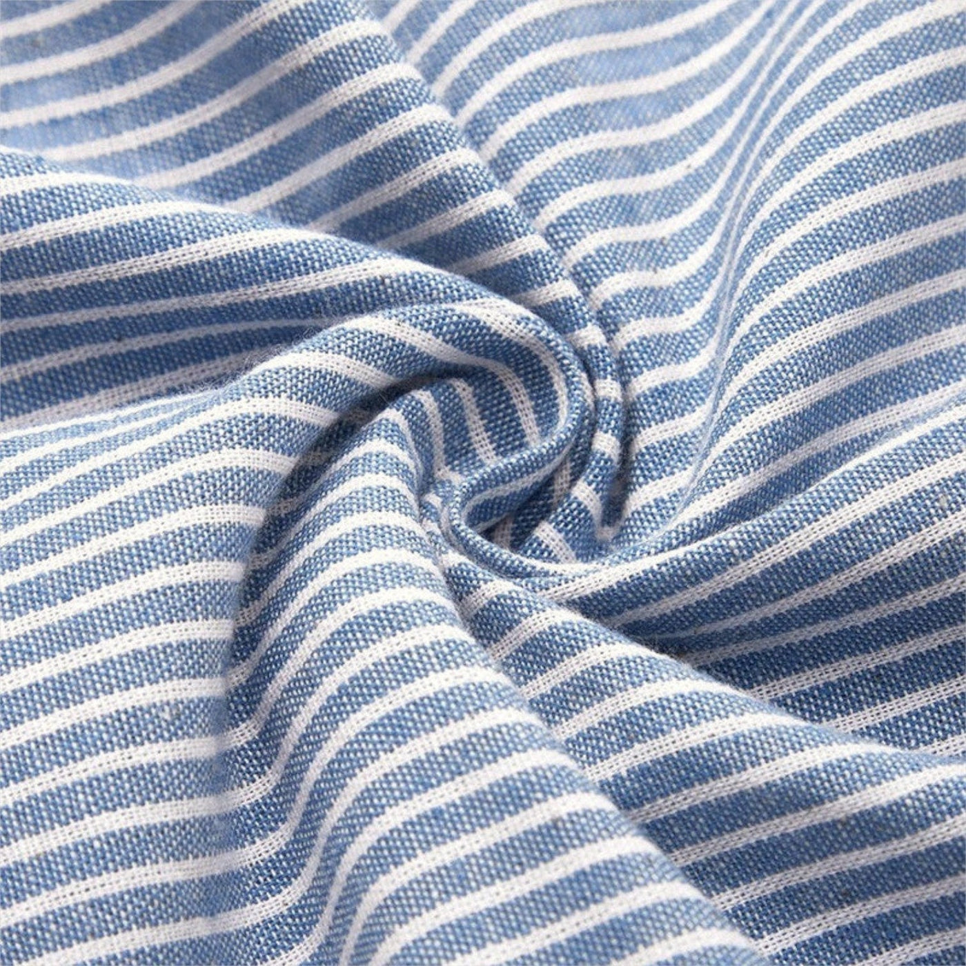 Viverno™ |   Abito midi a righe in cotone