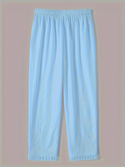 Tracey - Contrasto Trim Cropped Pantaloni