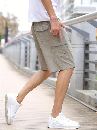 Fedde - Pantaloncini Cargo Leggeri Con Tasca