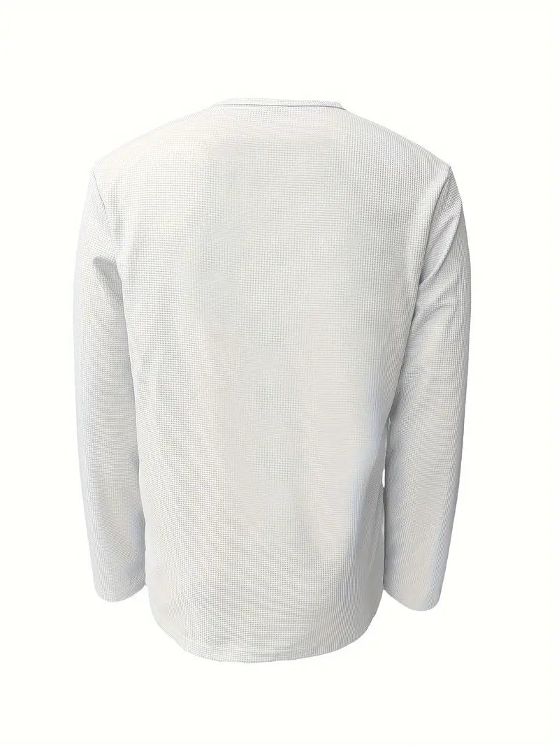 Pablo - Camicia Informale Lavorato a Maglia a Maniche Lunghe