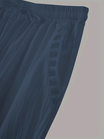 Tracey - Contrasto Trim Cropped Pantaloni
