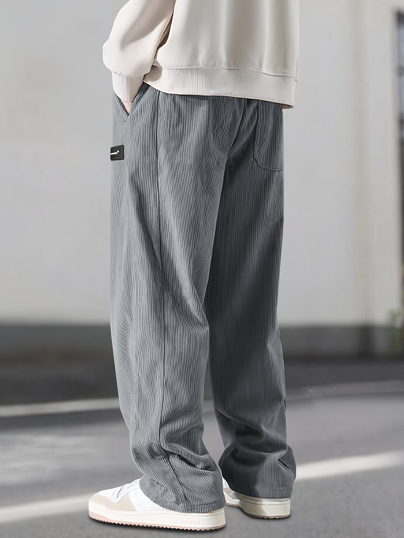 Asher - Pantaloni Gamba Dritta Con Coulisse Vita