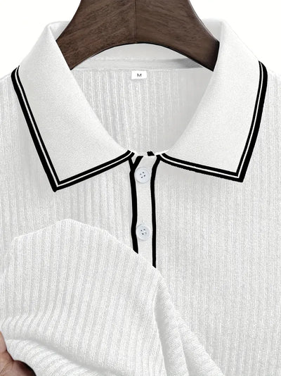 Orestis - Elegante Polo A Maniche Corte