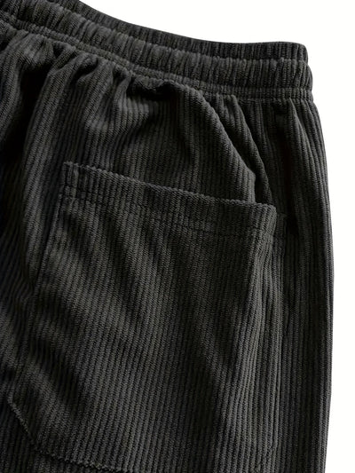 Asher - Pantaloni Gamba Dritta Con Coulisse Vita