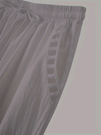 Tracey - Contrasto Trim Cropped Pantaloni