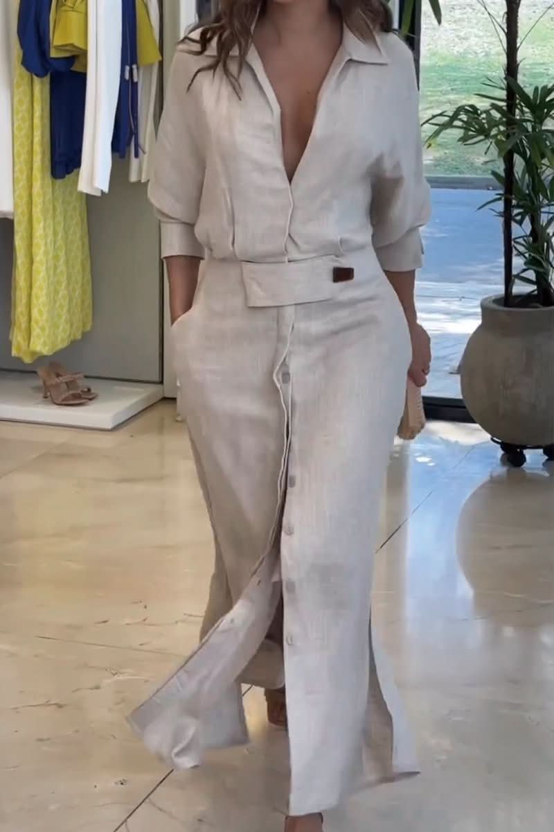 Nina – Abito Elegante in Lino