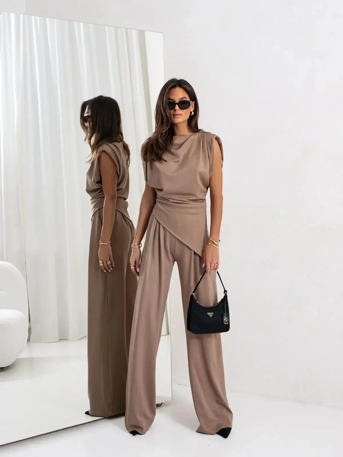 Junia - Elegante completo casual a due pezzi