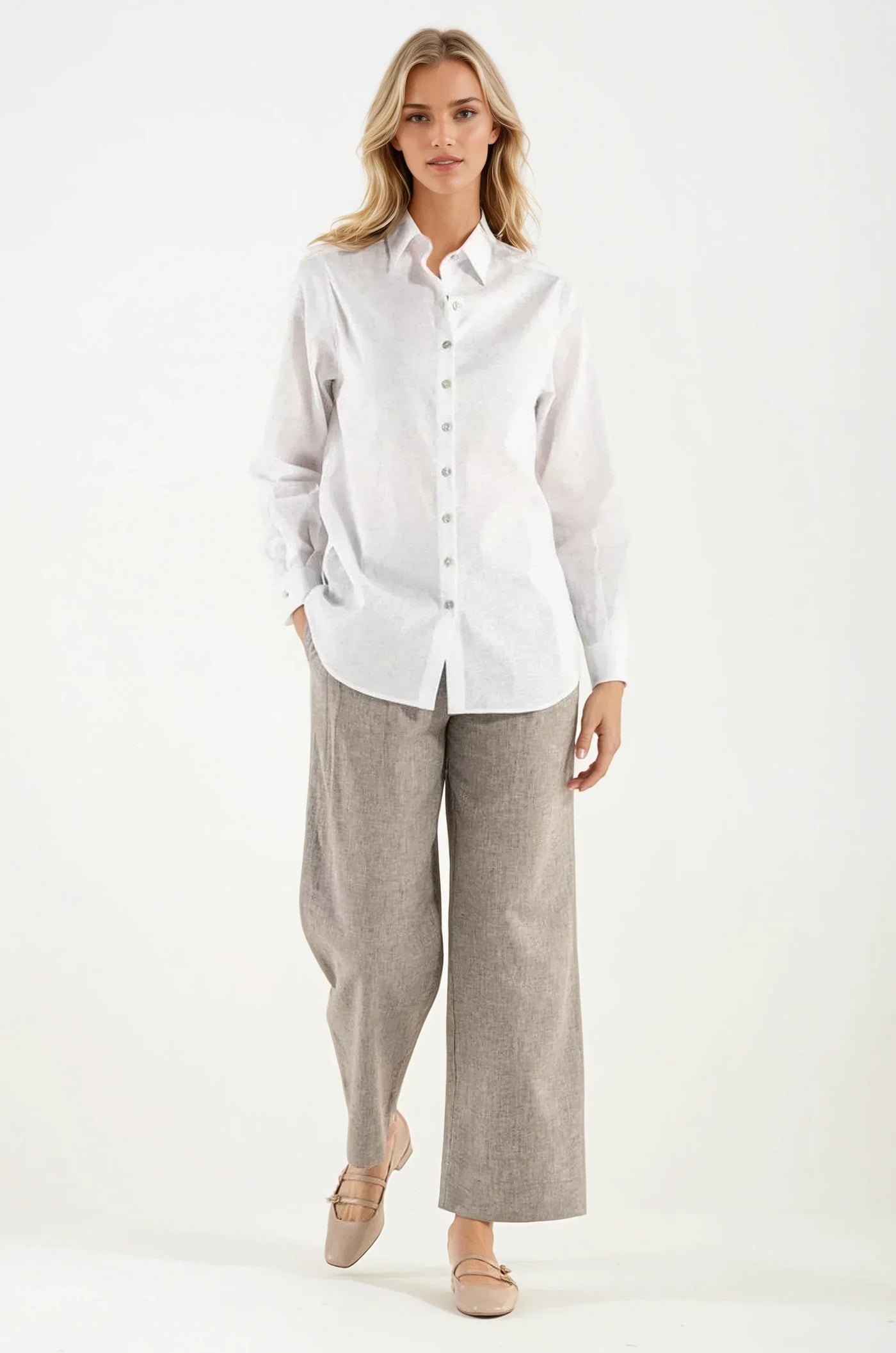 Viverno™ | Pantalone Naturale con Bottone