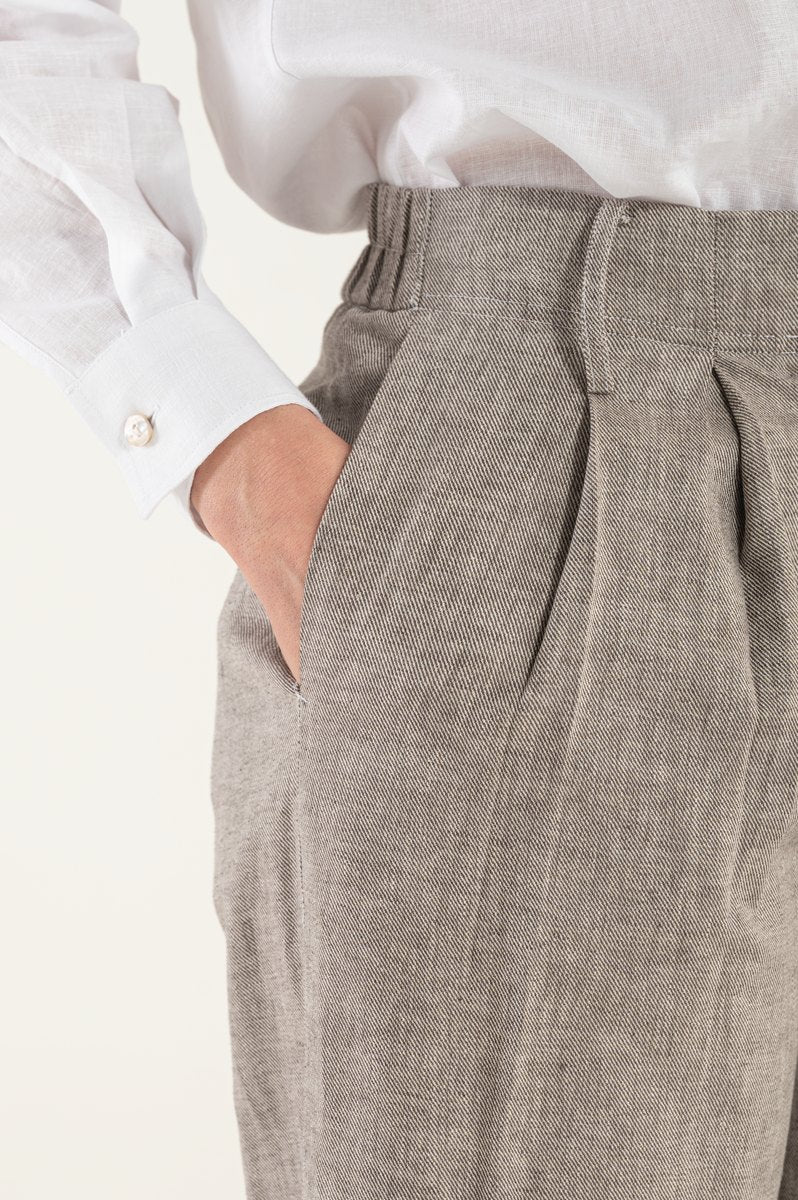 Viverno™ | Pantalone Naturale con Bottone