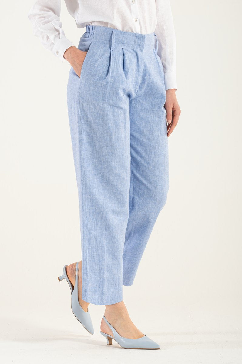 Viverno™ | Pantalone Crema con Bottone