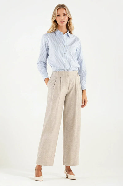 Viverno™ | Pantalone Beige con Bottone