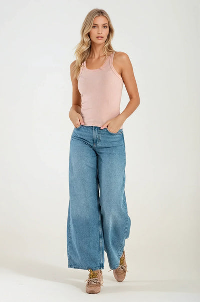 Canotta in Cotone Naturale Rosa Stilovera™