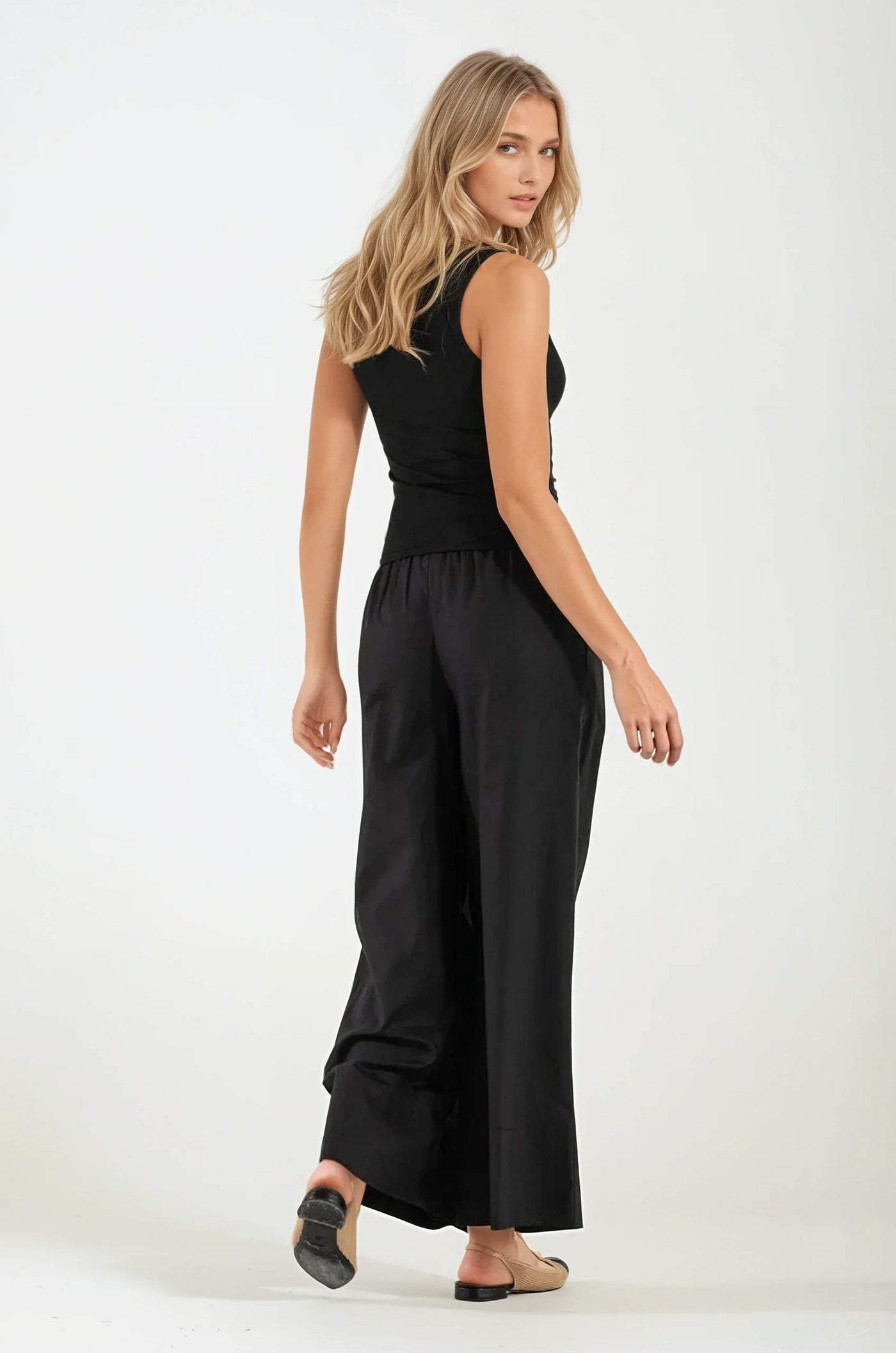 Canotta in Cotone Naturale Nera Stilovera™