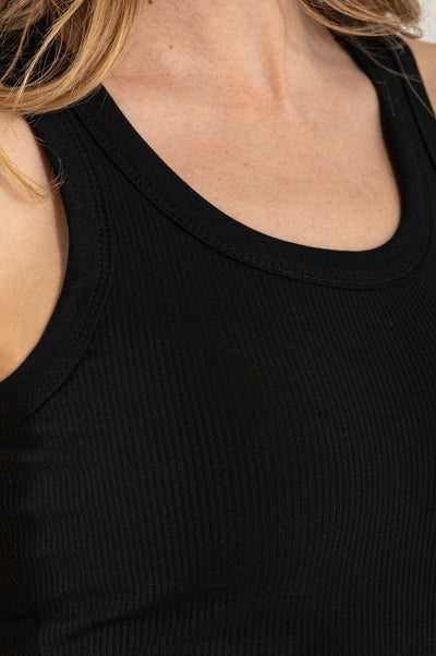 Canotta in Cotone Naturale Nera Stilovera™