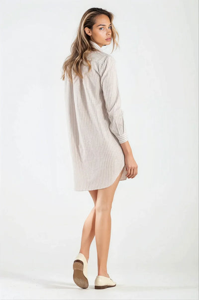 Camicia Abito in Lino Beige Stilovera™