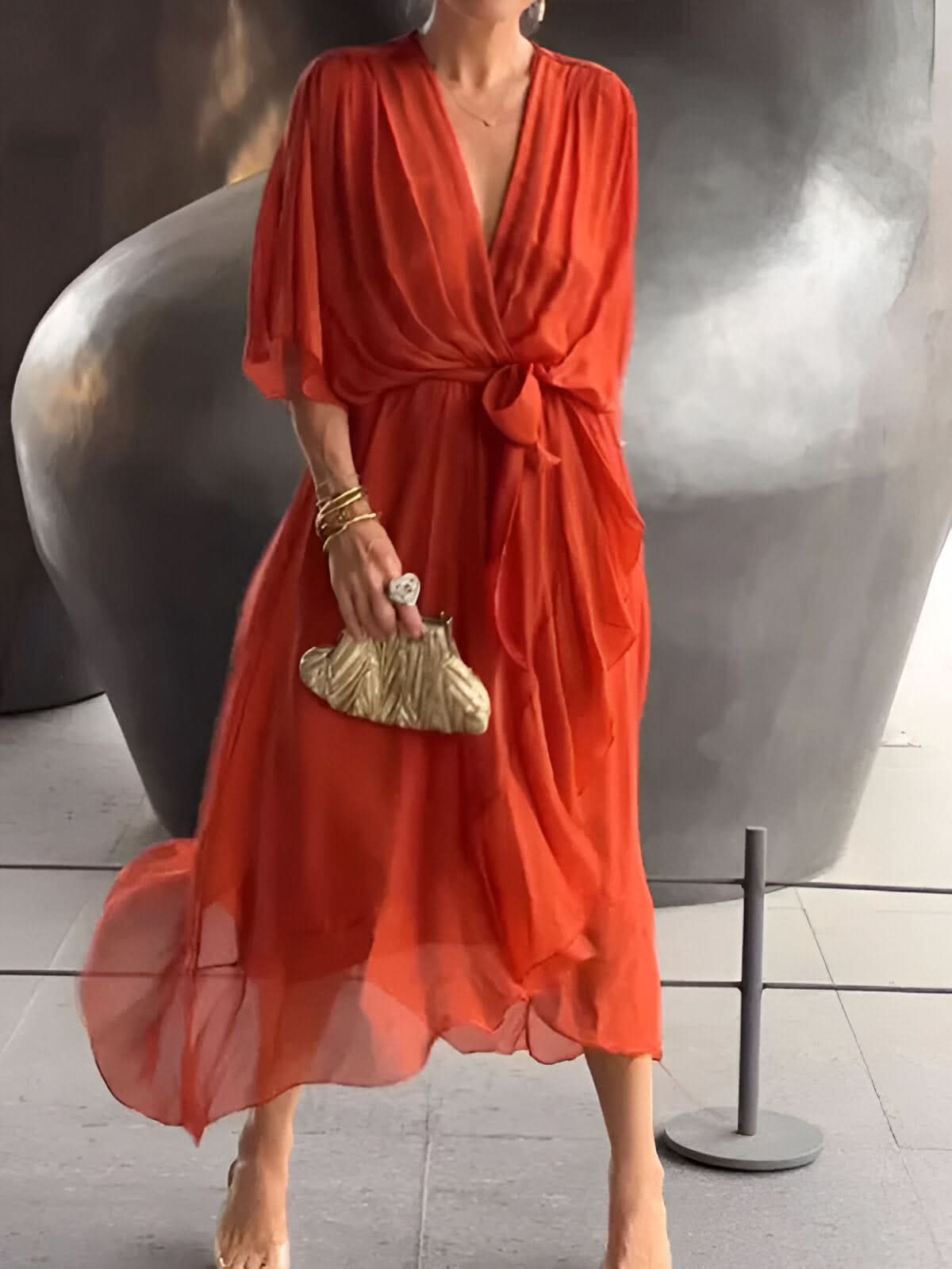 Luce – Abito in Chiffon Leggero