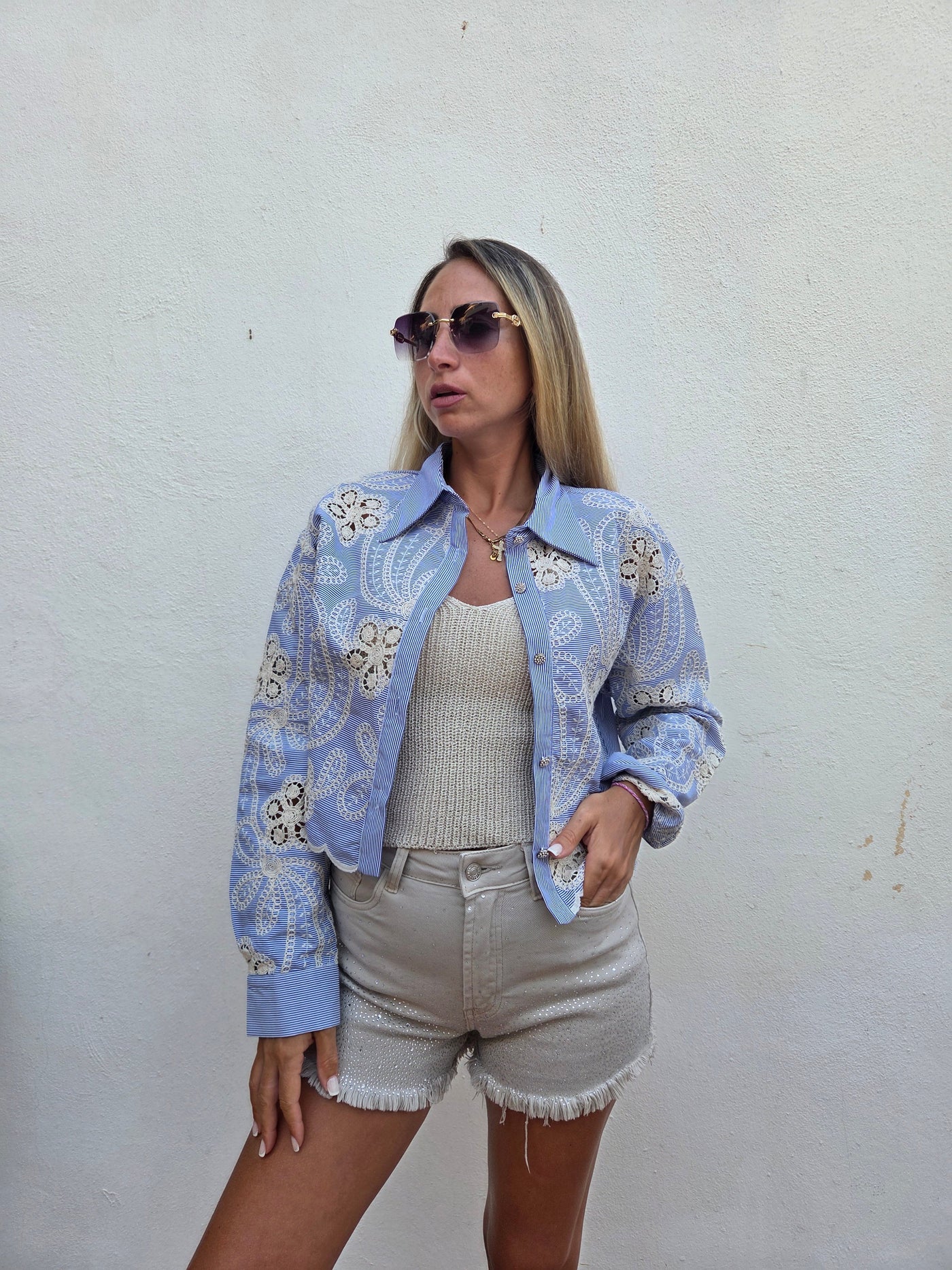 PANTALONCINO MILLELUCI BEIGE