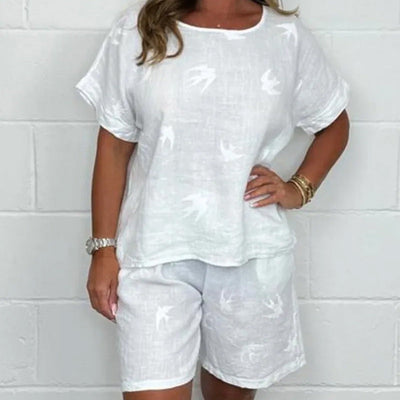 Andriana - Casual Stampato Set di Due Pezzi