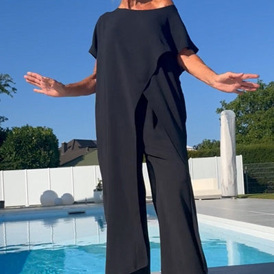 Shelagh - Inizio Pagina Con Spalle Scoperte e Pantaloni Settati