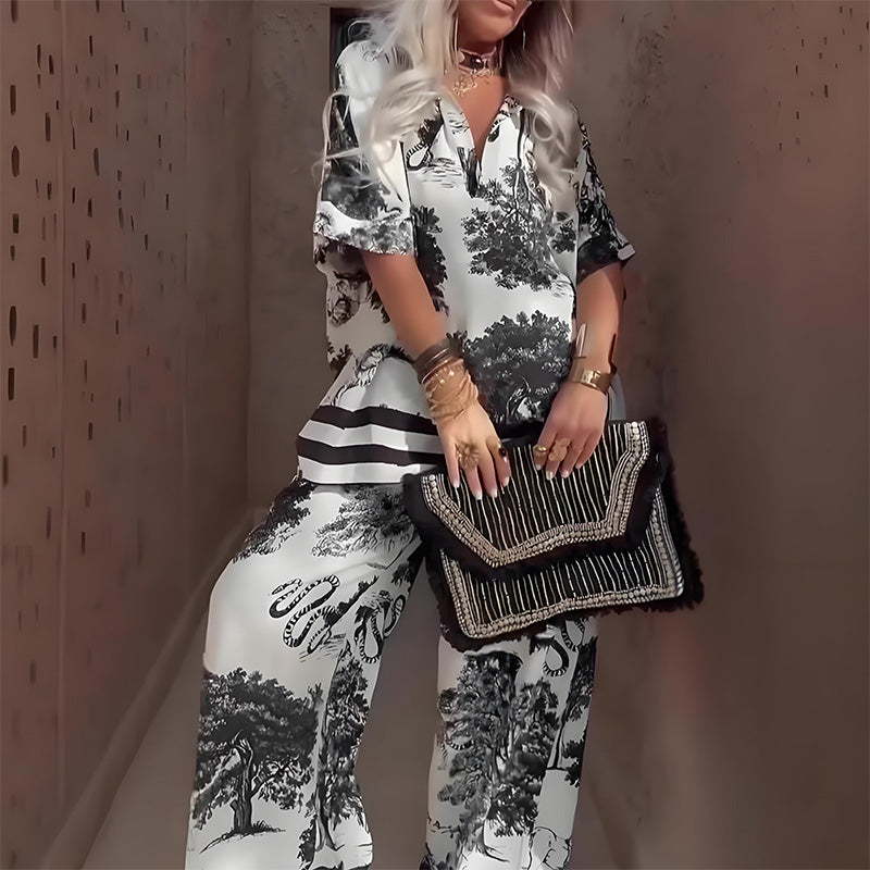 Jessalyn - Set Due Pezzi Elegante e Casual
