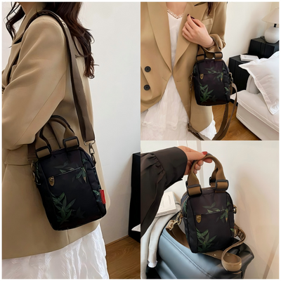 Sibella - Borsa a Tracolla Multistrato Con Stampa Fashion