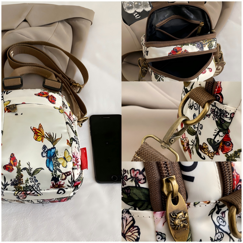 Sibella - Borsa a Tracolla Multistrato Con Stampa Fashion