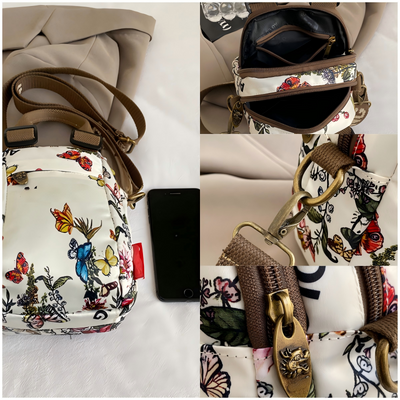 Sibella - Borsa a Tracolla Multistrato Con Stampa Fashion