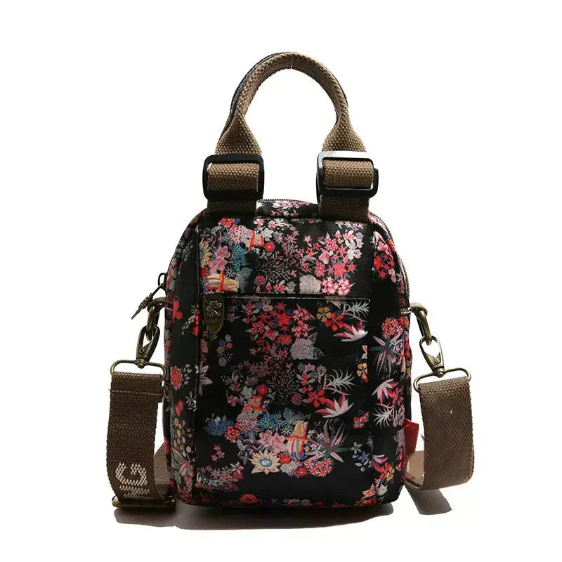 Sibella - Borsa a Tracolla Multistrato Con Stampa Fashion
